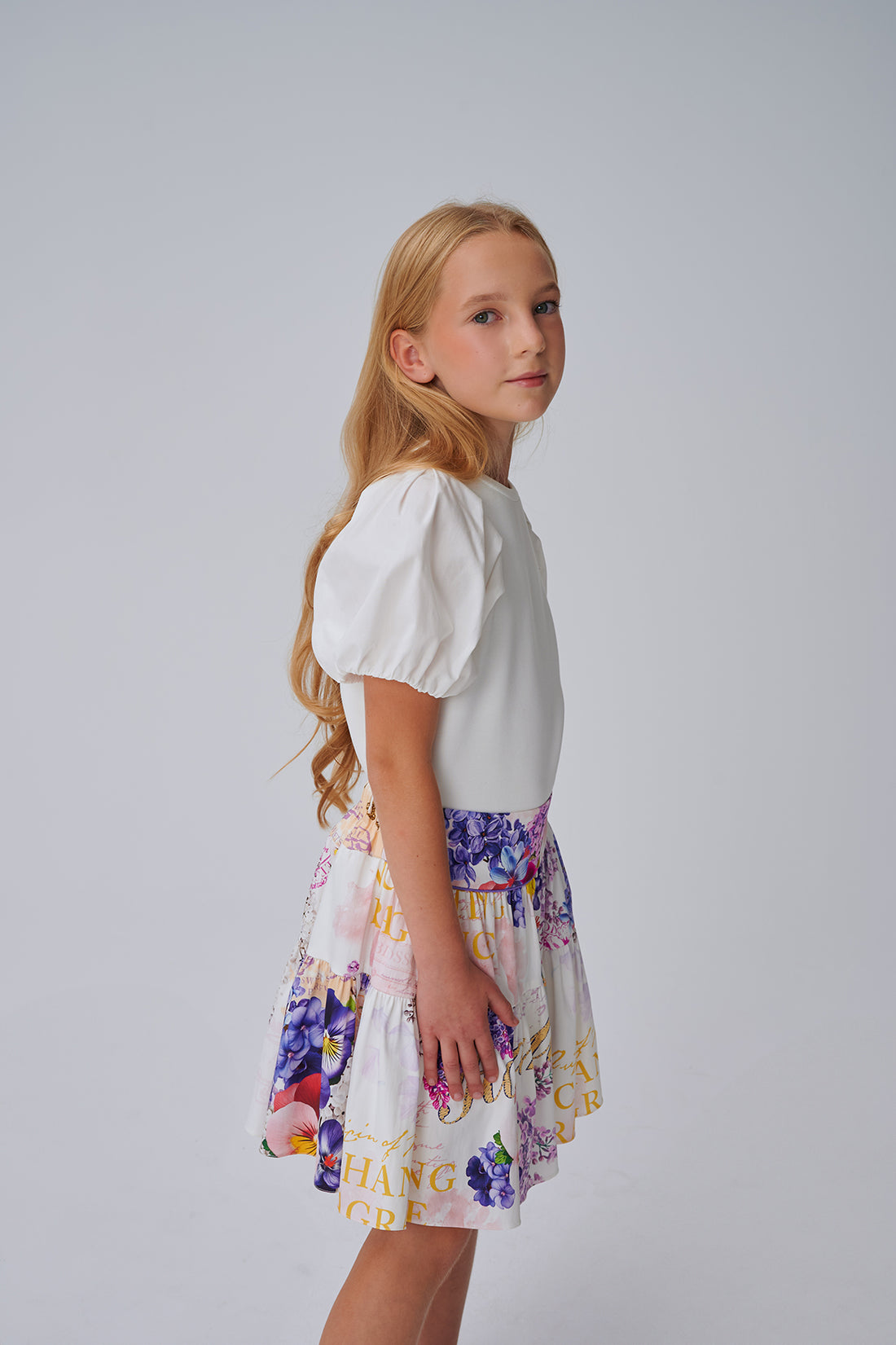 Girl White Blouse