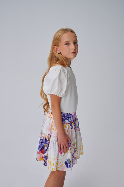 Girl White Blouse
