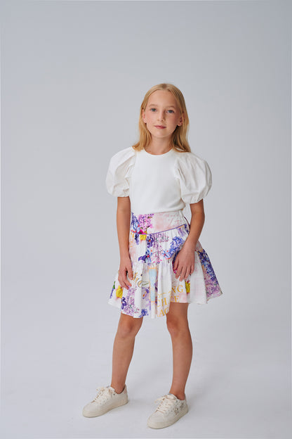 Girl White Blouse