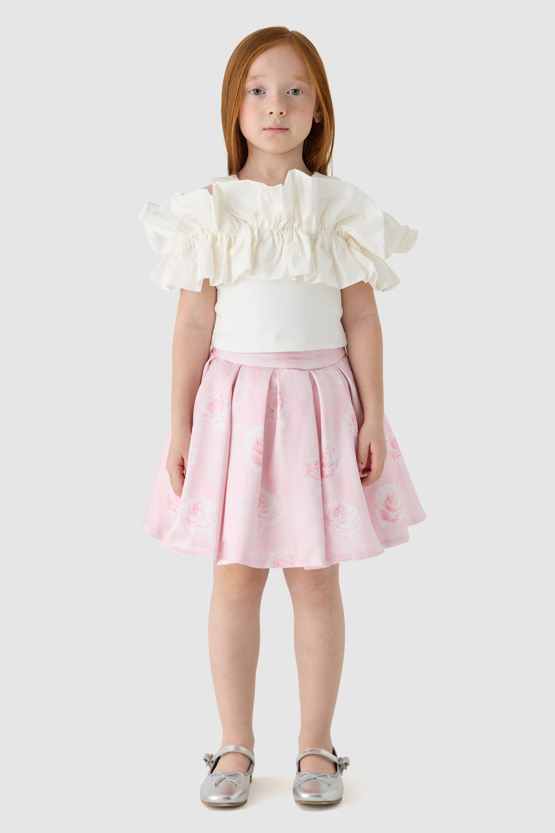 Girl White Blouse