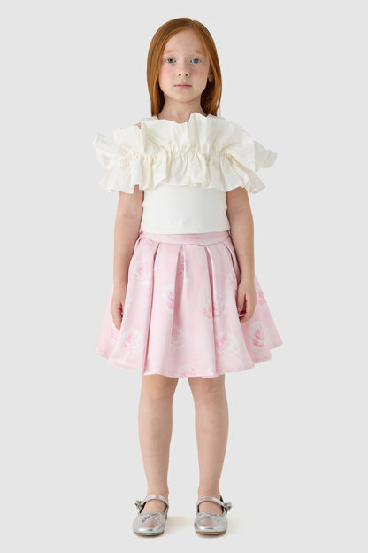 Girl White Blouse