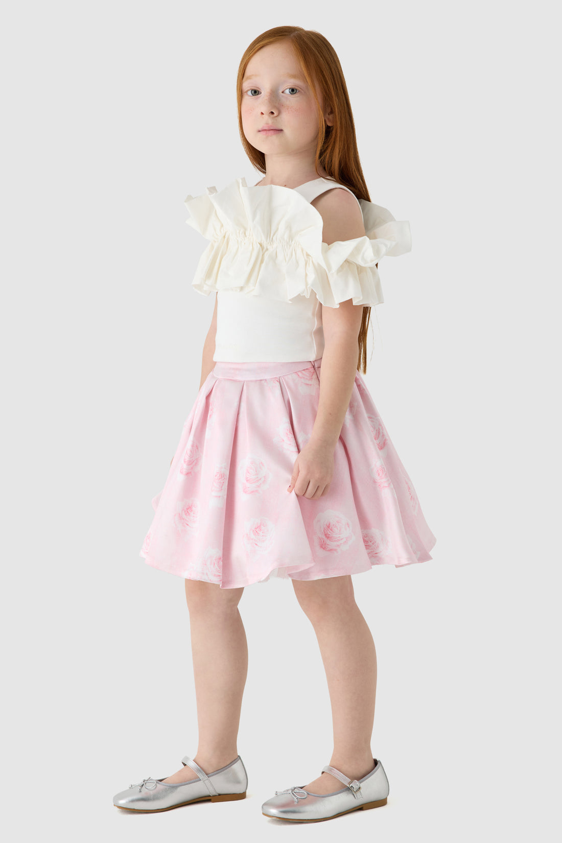 Girl White Blouse