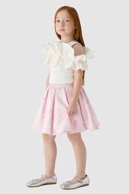 Girl White Blouse