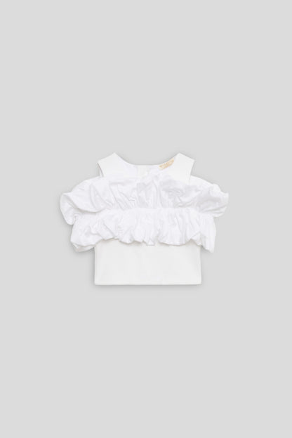 Girl White Blouse