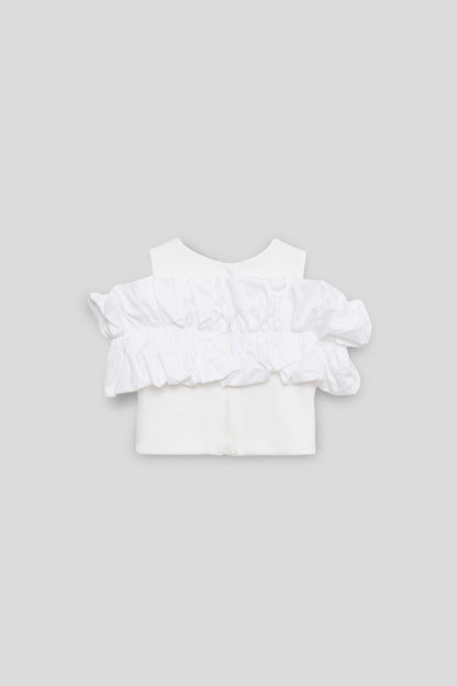 Girl White Blouse