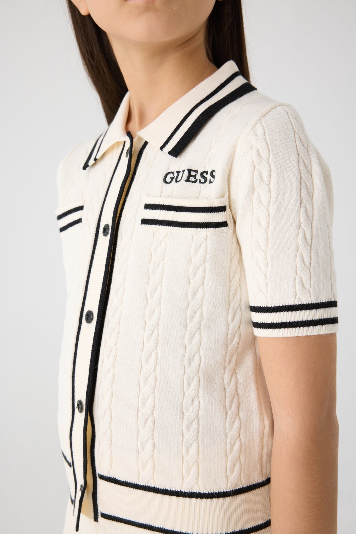 Girl White Blouse