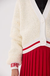 Girl White Cardigan - BgStore