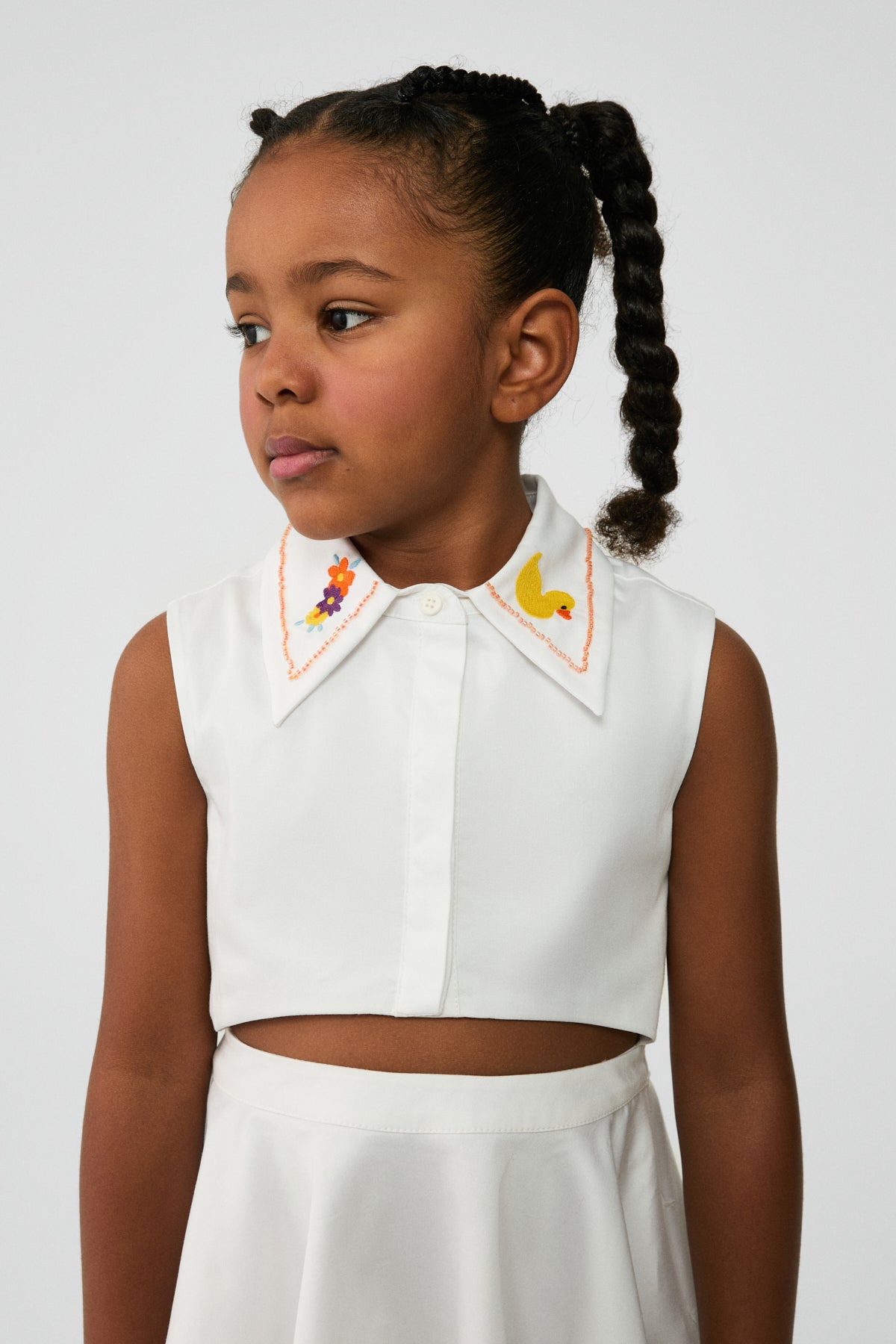 Girl White Dress