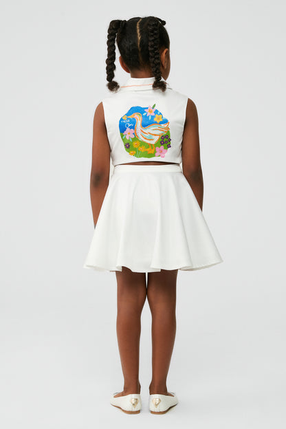Girl White Dress