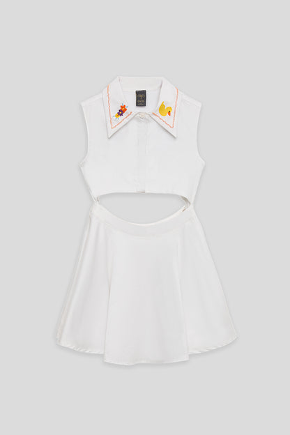 Girl White Dress