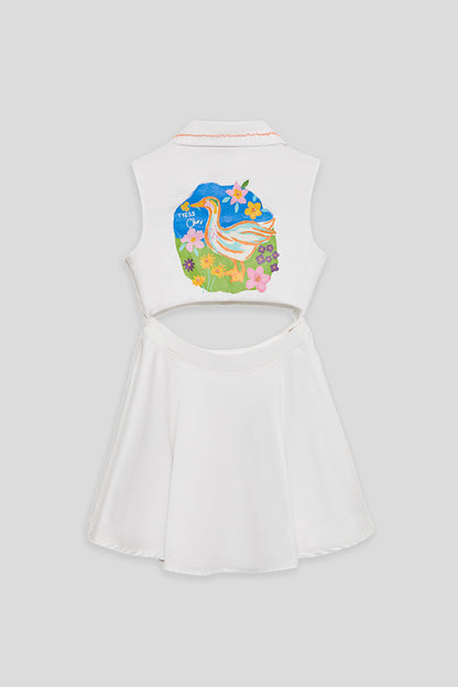 Girl White Dress