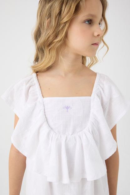 Girl White Dress