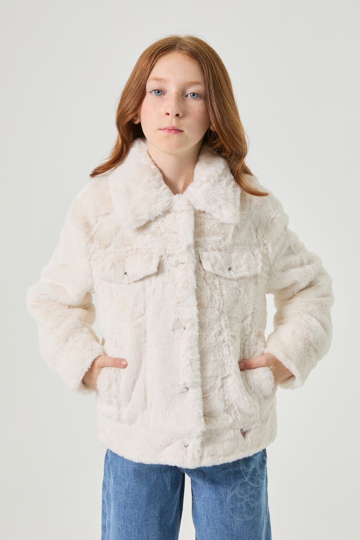 Girl White Jacket