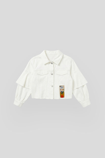 Girl White Jacket