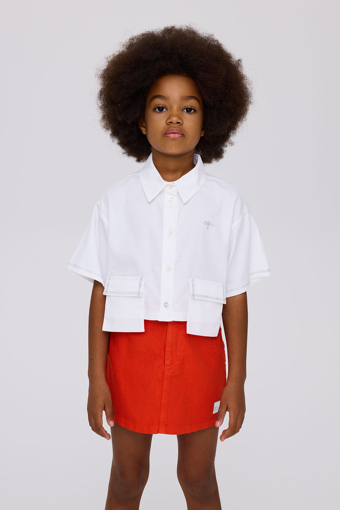 Girl White Shirt