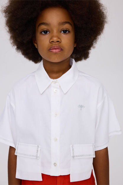 Girl White Shirt