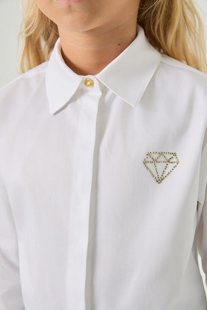 Girl White Shirt