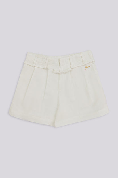 Girl White Shorts