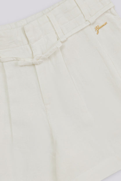 Girl White Shorts