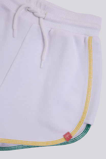 Girl White Shorts