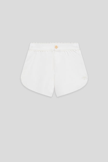 Girl White Shorts