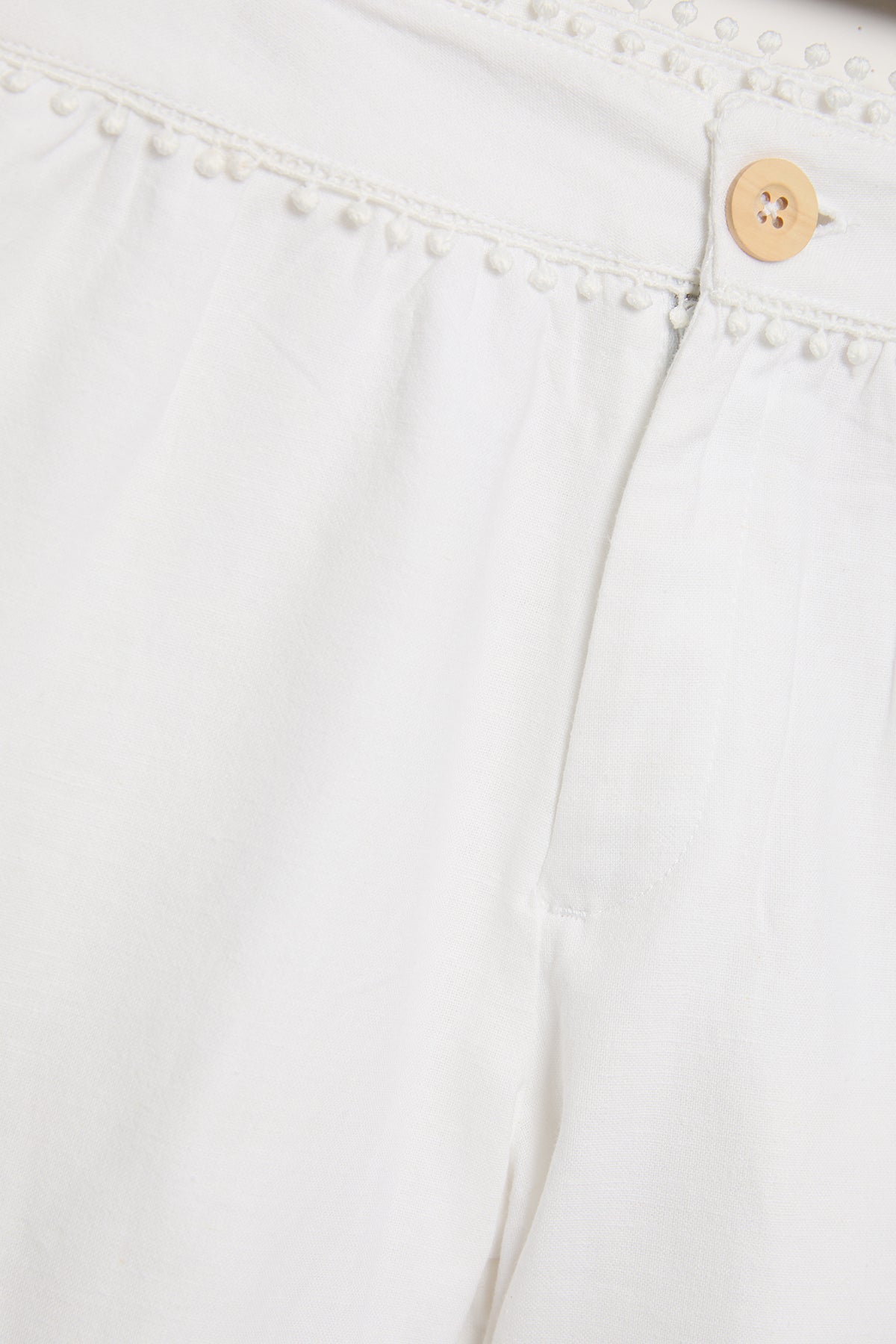Girl White Shorts