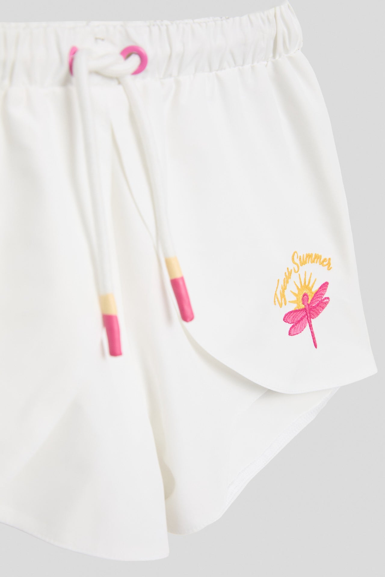 Girl White Shorts