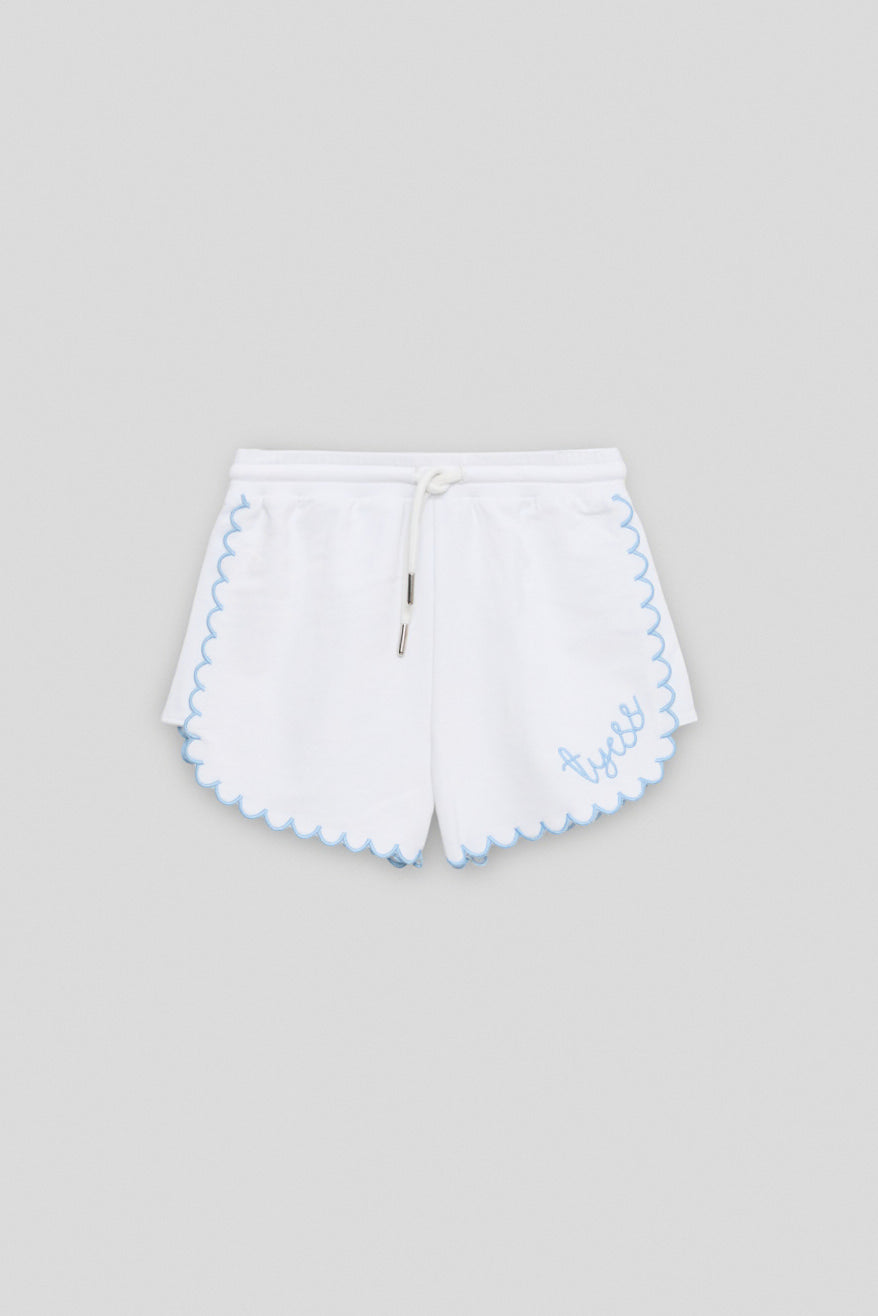 Girl White Shorts