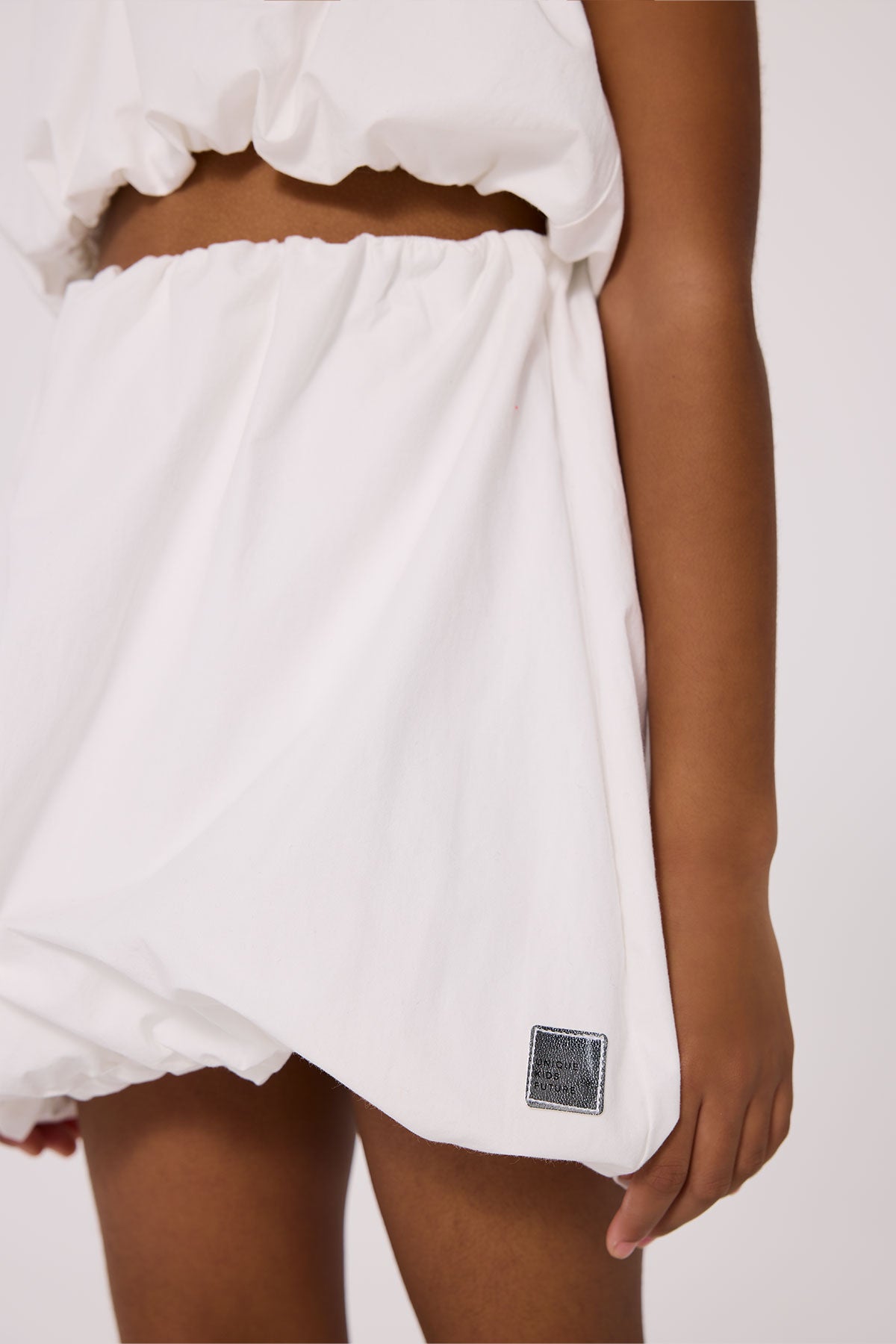 Girl White Skirt