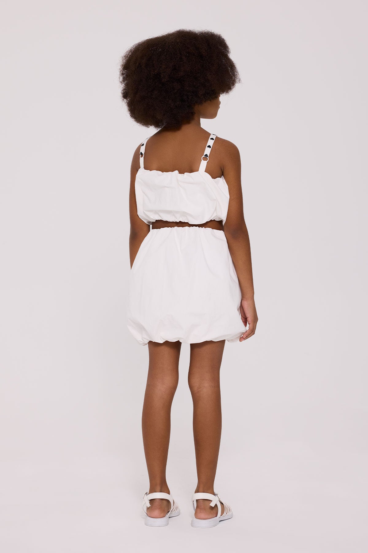 Girl White Skirt