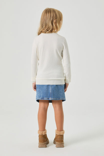 Girl White Sweater