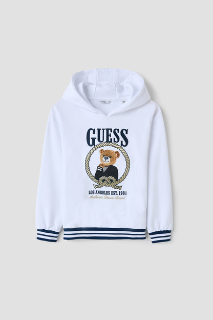 Girl White Sweatshirt