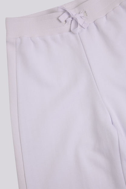Girl White Tracksuit Bottom
