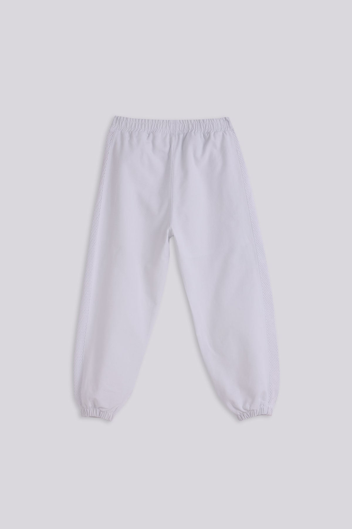 Girl White Tracksuit Bottom
