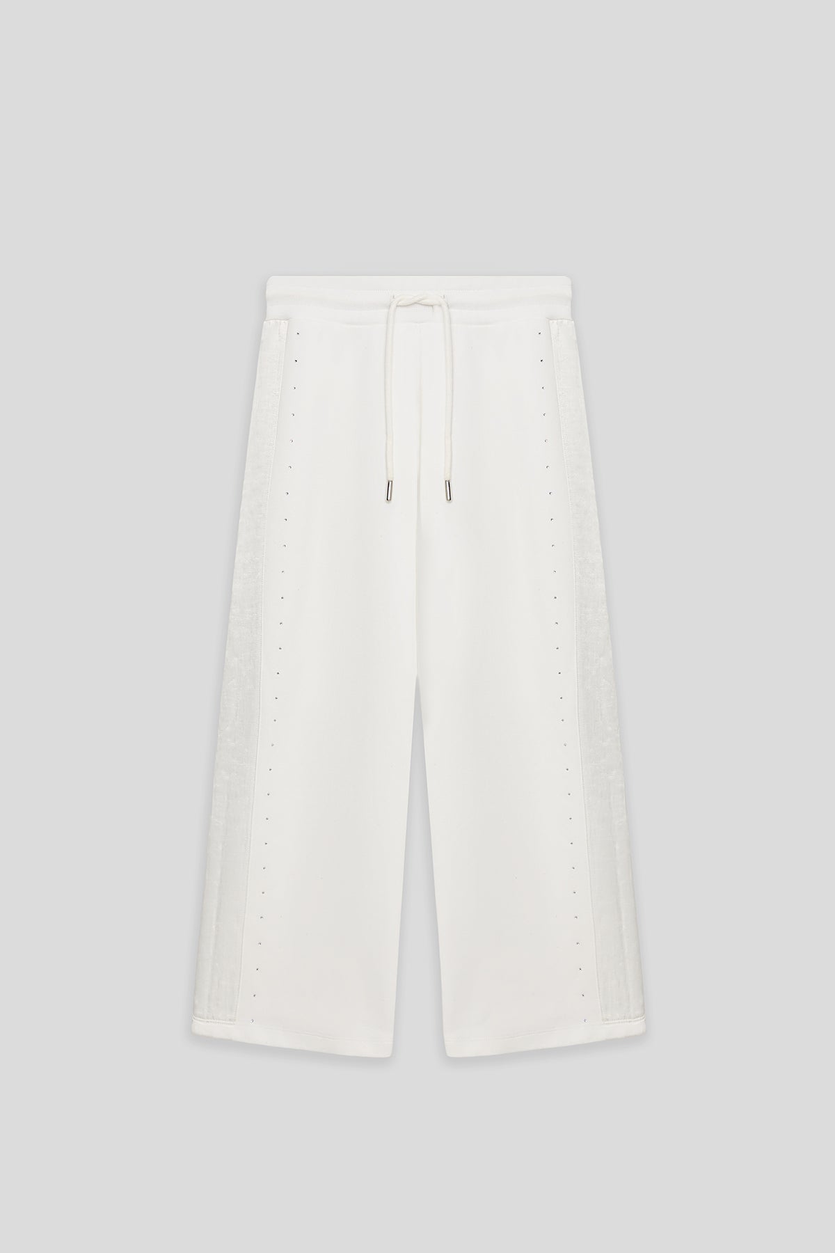 Girl White Tracksuit Bottom