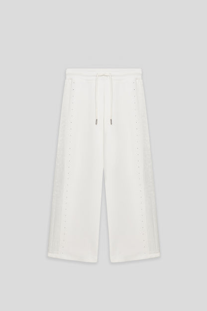 Girl White Tracksuit Bottom