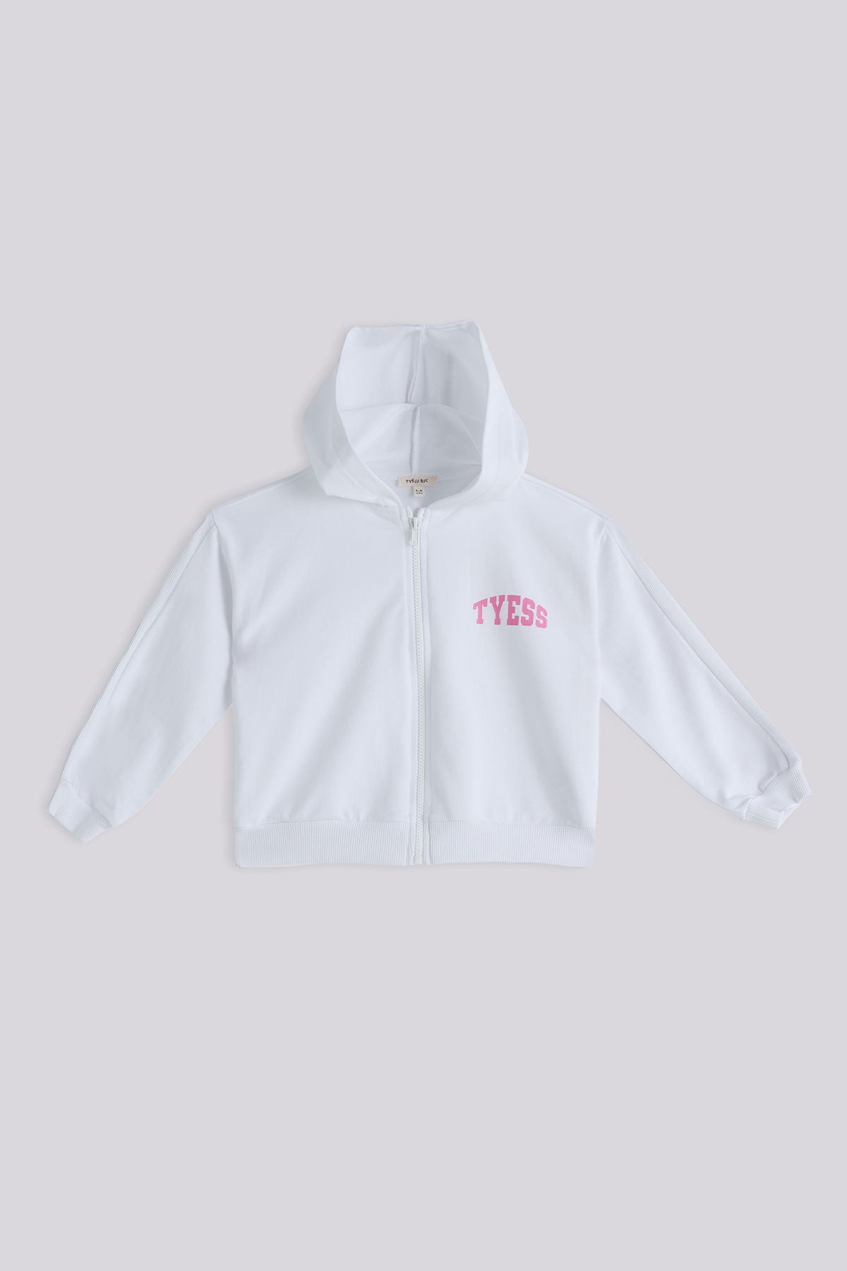 Girl White Tracksuit Top