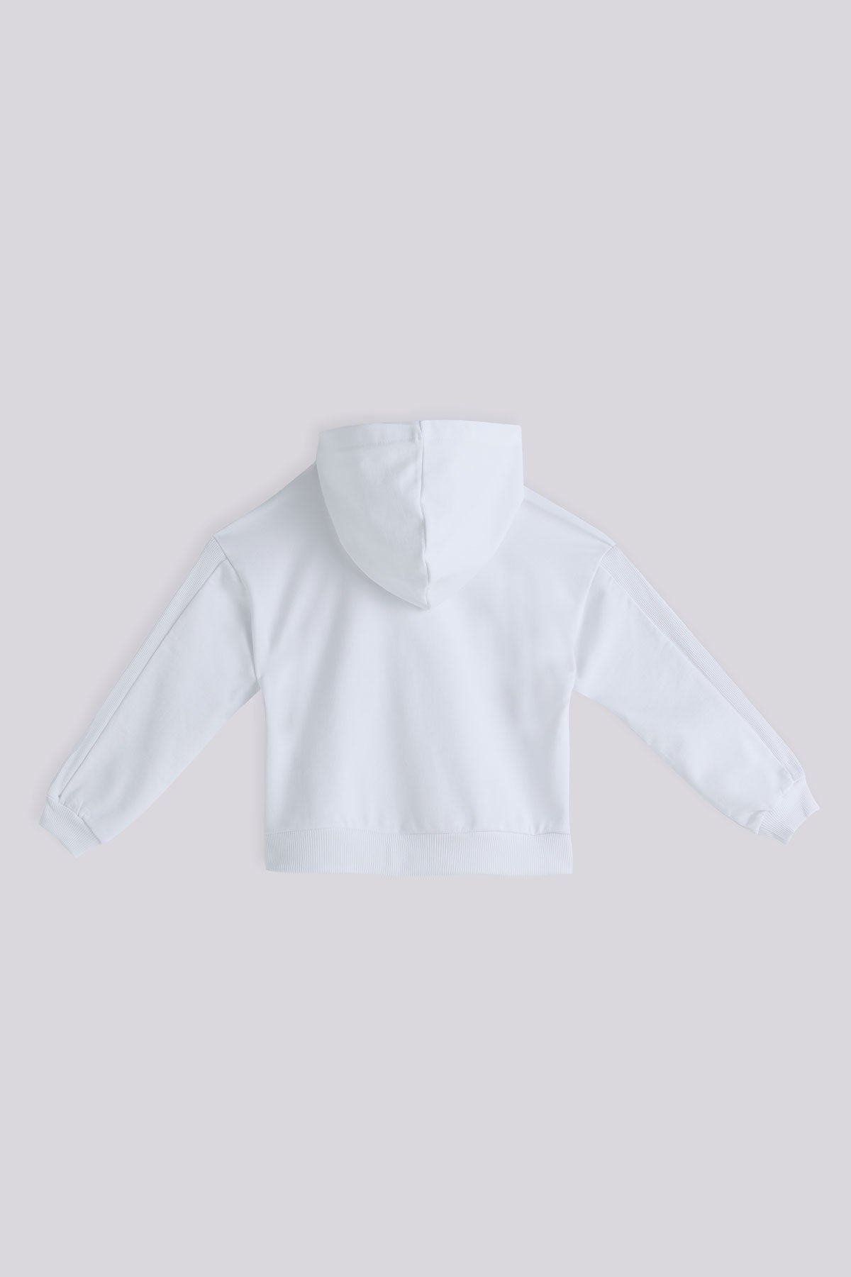 Girl White Tracksuit Top