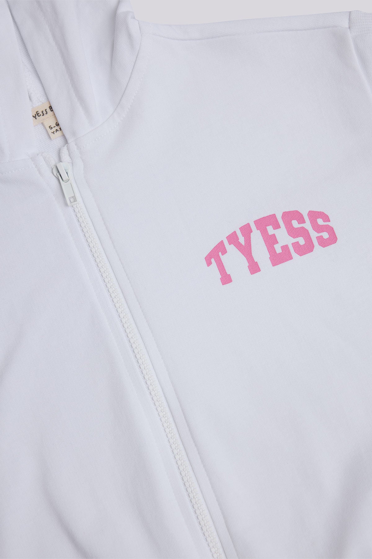 Girl White Tracksuit Top