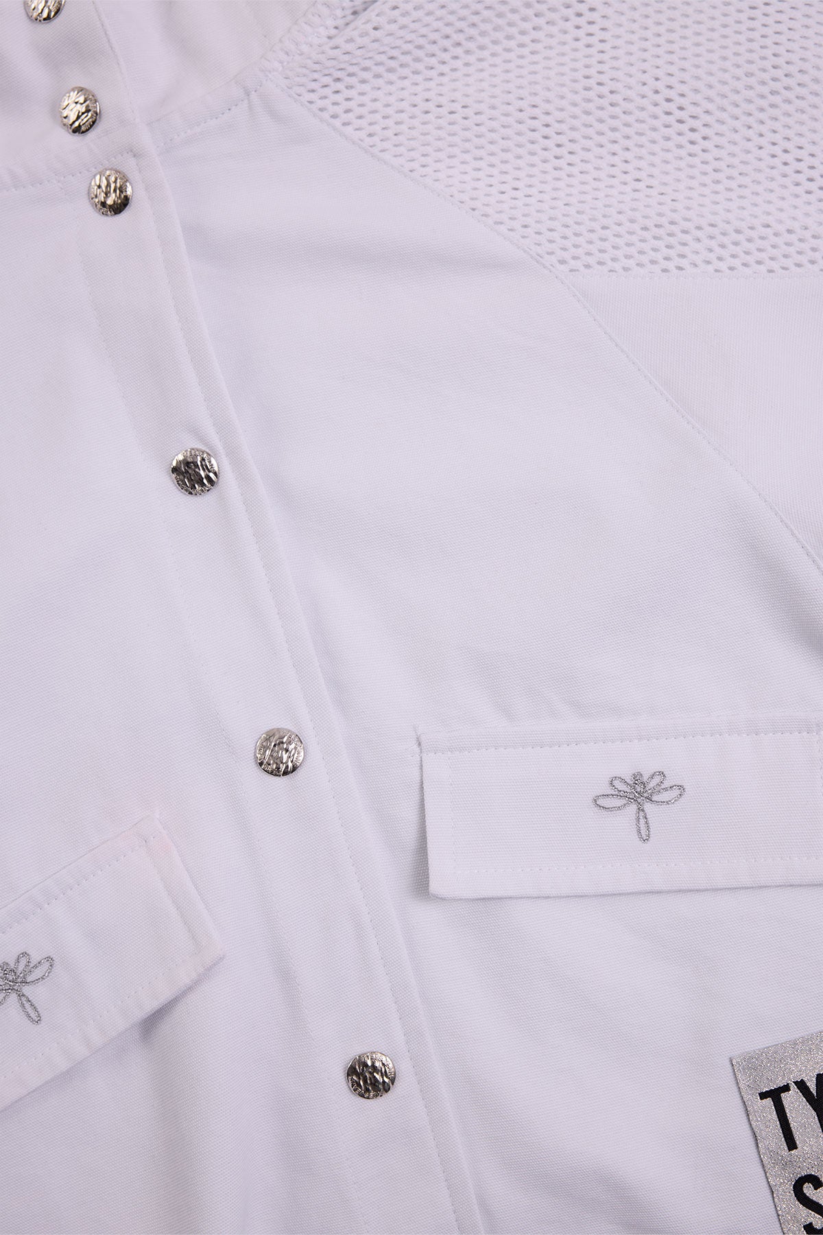 Girl White Tracksuit Top