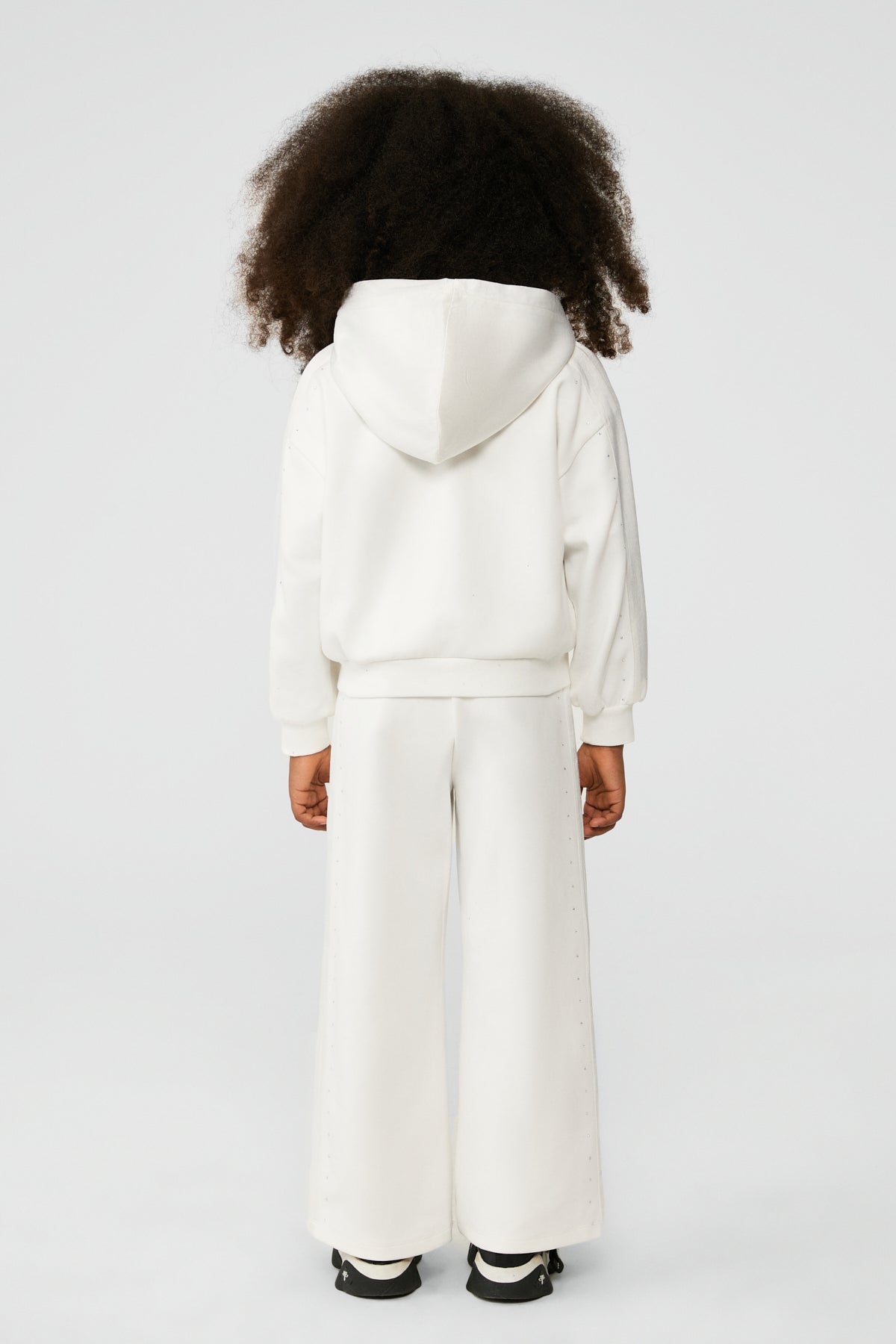 Girl White Tracksuit Top