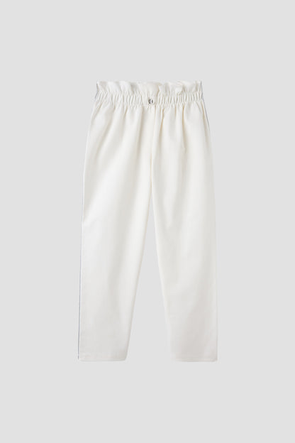 Girl White Trousers