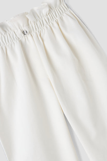 Girl White Trousers