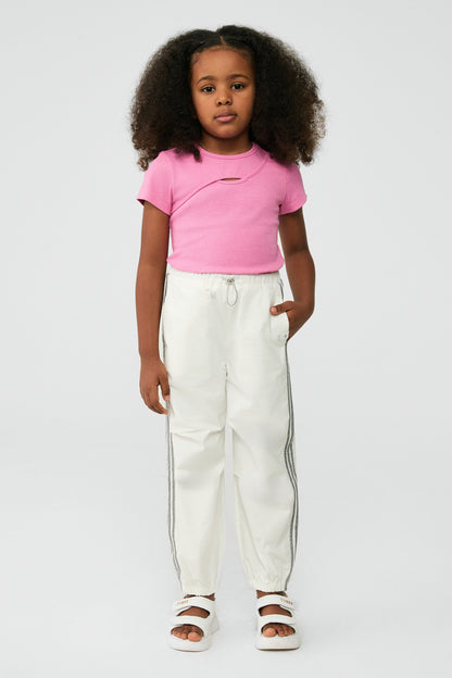 Girl White Trousers