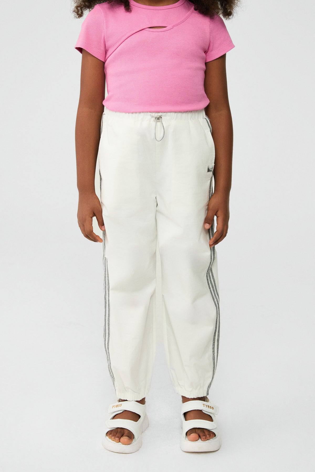 Girl White Trousers