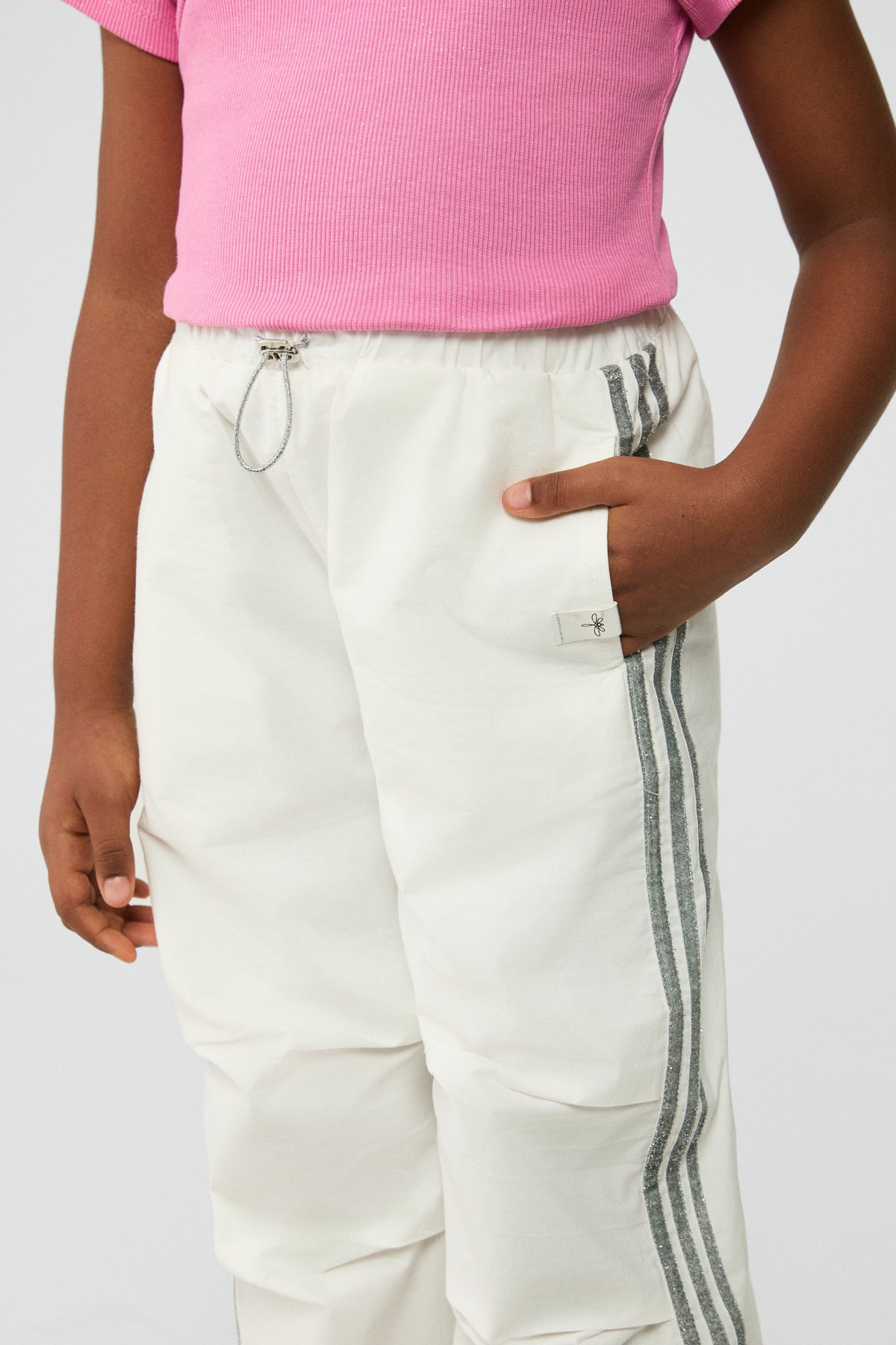 Girl White Trousers