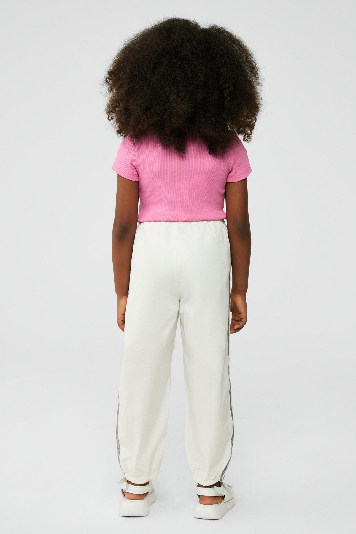 Girl White Trousers