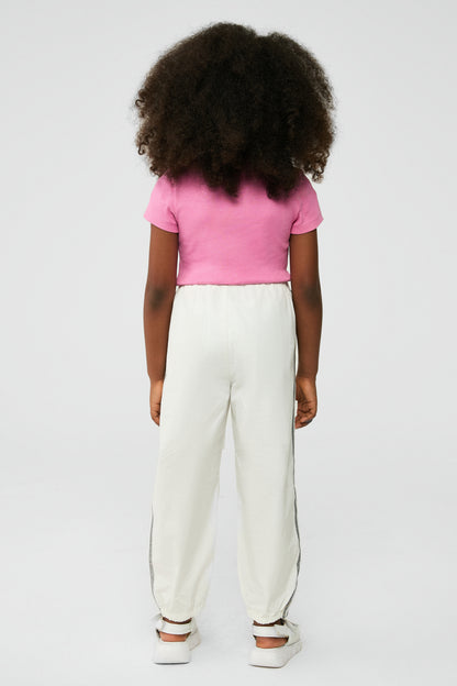 Girl White Trousers