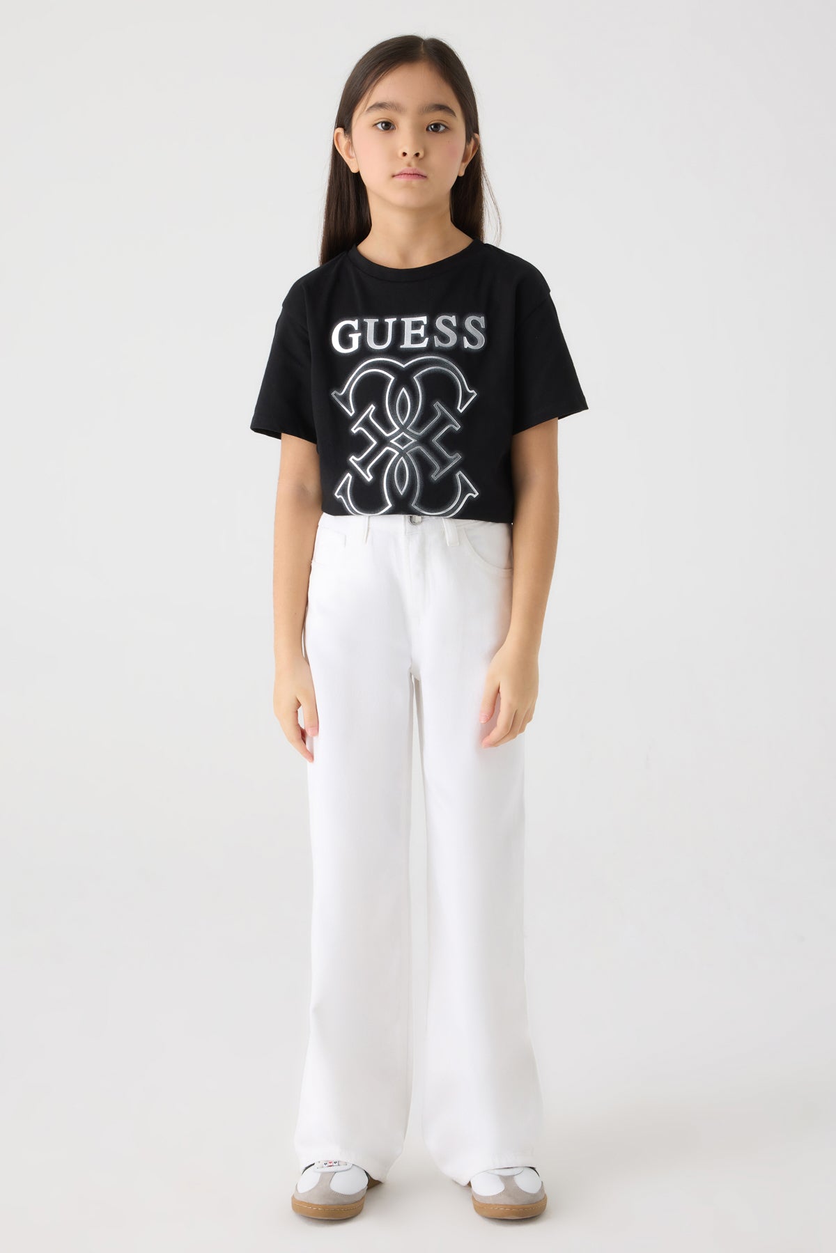 Girl White Trousers