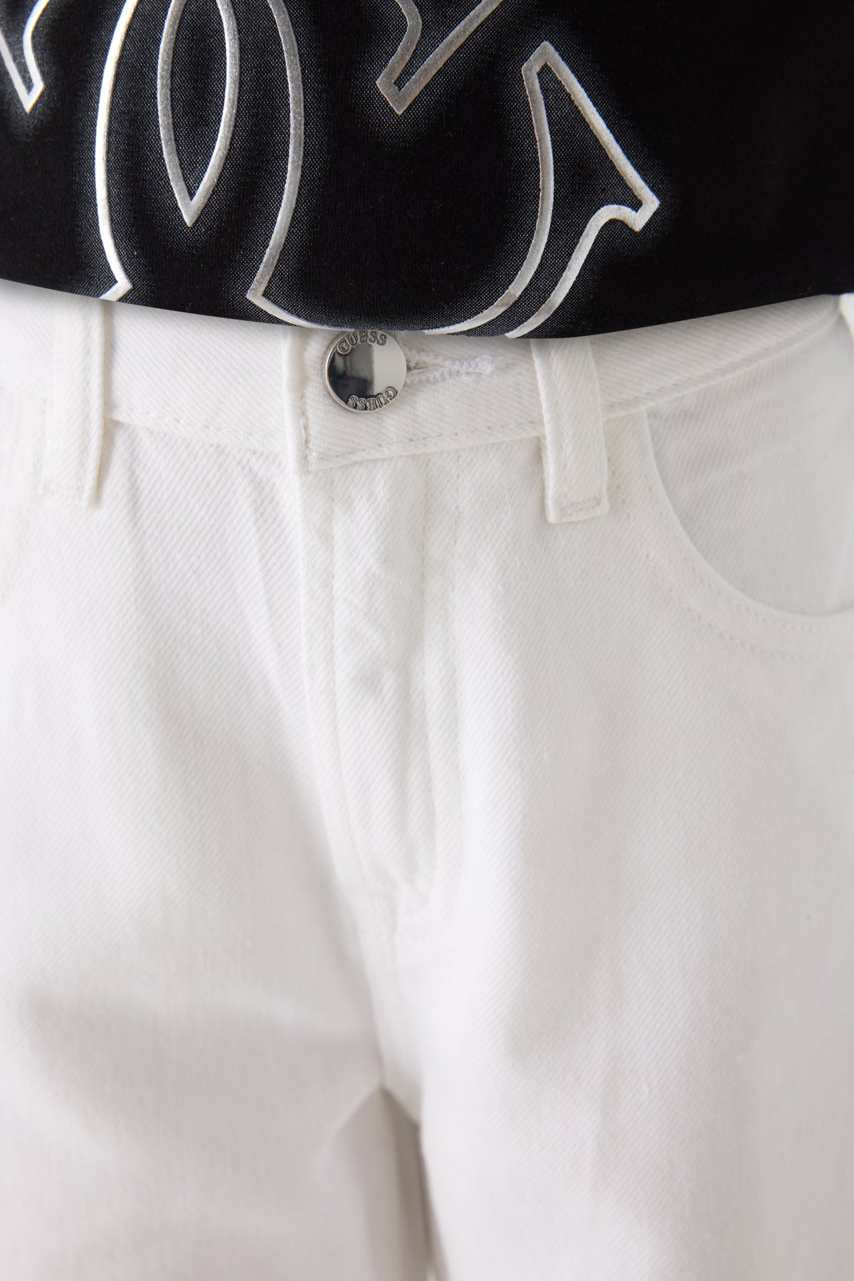 Girl White Trousers